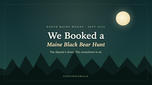 We Booked a Maine Black Bear Hunt